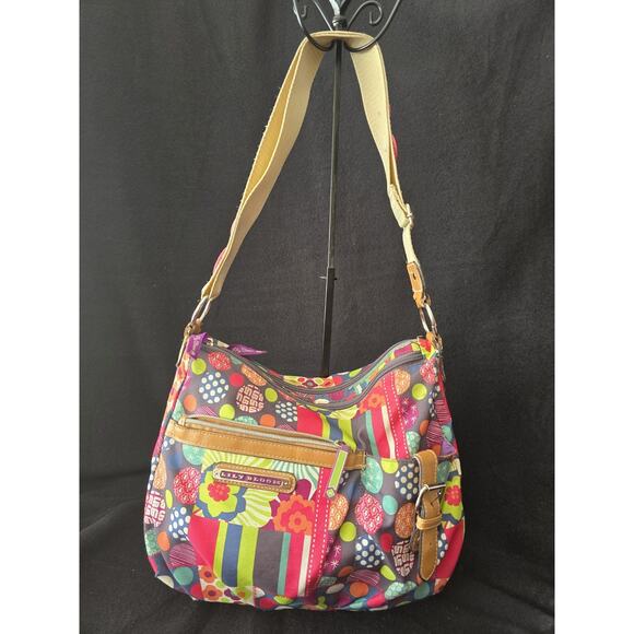 Lily Bloom Satchel Bag & Handbag Multi Zip Pockets & Colors - Picture 1 of 9
